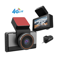 Caméra embarquée 4G double caméra avant et arrière avec carte SIM 4G, suivi GPS CMSV6 CMSV7, surveillance à distance, caméra de flotte, enregistreur vidéo de voiture