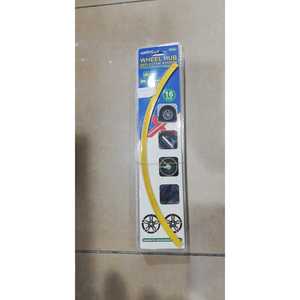 Wheel Hub Reflective <b>Sticker</b> <b>Yellow</b> 16 Pcs For Car Wheel Rim Safety Enhancement - Product Image 1