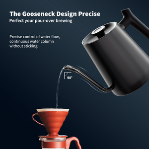 Cafetera de goteo con pico de cisne y boquilla larga, control de temperatura y función para mantener el calor, hervidor con control de temperatura del producto - Product Image 4