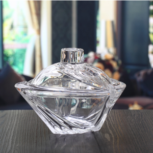 Vendita calda nuovo <span class=keywords><strong>design</strong></span> <span class=keywords><strong>zuccheriera</strong></span> in vetro e barattolo di caramelle con coperchio - Product Image 2