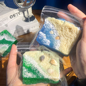 Jouet à presser réaliste en forme de coquille ondulée carrée, en plastique, derniers produits pour tous les âges - Product Image 2