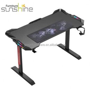 Sunshine EJ-I Ultimo Modello di <span class=keywords><strong>Tavolo</strong></span> da Gaming RGB <span class=keywords><strong>Portatile</strong></span> con Altezza Regolabile, Superficie Pieghevole in Metallo e Fibra di Carbonio - Product Image 6