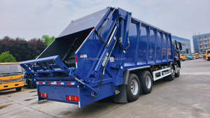 Camion Compacteur de Déchets Automatique à Chargement Arrière LHD RHD 8X4 Robuste Prix Usine - Product Image 5