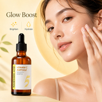 Sérum à l'acide tranexamique et à la vitamine C en ampoule, marque privée, correcteur de taches brunes, éclaircissant pour le visage, pour un teint inégal