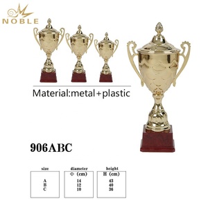 Grand Trophée Coupe Du Trophée D'or <span class=keywords><strong>pour</strong></span> le Sport Tournois, Concours, Or - Product Image 2
