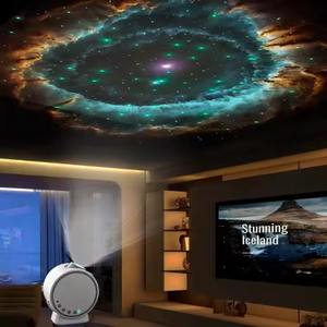 Veilleuse LED Galaxy Star Projector 8-HD Films avec BT Music Player White Noise Planetarium Projector Night Light - Product Image 5
