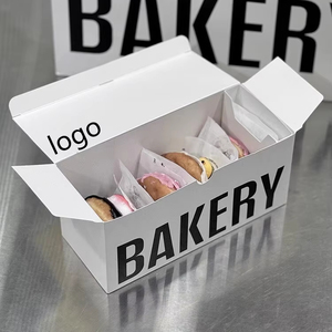 Personal Customization <strong>Printing</strong> Cookie <strong>Box</strong> White <strong>Rectangle</strong> Mini Cake Cupcake <strong>Donut</strong> Biscuit <strong>Box</strong> - Product Image 2
