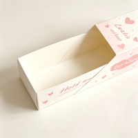 Boîte à tiroir en papier kraft de qualité alimentaire imprimée sur mesure pour emballage de burgers, frites, sandwichs et plats à emporter