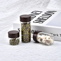 Échantillons Gratuits – Petits Pots en Verre Transparents Anti-fuite de 10ml, 20ml, 30ml avec Couvercle à Vis pour Échantillons et Décoration