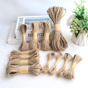 Fabriek Custom Jute Natuurlijke Kleur Hennep Touw Gebak Voedsel Verpakking Dozen Zaktouw 1/<span class=keywords><strong>2</strong></span>/3Mm Jute Cake Verpakking Touw - Product Image 3