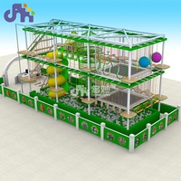 Domerry Métal Nylon Équipement d'amusement Cours de corde adapté aux enfants Cadre d'escalade pour parc d'aventure pour les événements de centre commercial