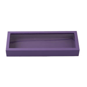 Boîte cadeau en papier avec logo personnalisé pour bonbons pour biscuits alimentaires avec vitrine Laminage mat Matériaux recyclés - Product Image 1