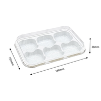 Boîte d'emballage alimentaire carrée en PET transparent de qualité alimentaire, épaisseur 1 mm, sur mesure, impression personnalisable, modèle DT-737, Guangdong
