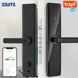 XSDTS Z13 Tuya цифровой дверной замок с поддержкой Wi-Fi/Zigbee/удаленного модуля разблокировки отпечатков пальцев