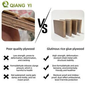 Panneau stratifié Guangxi 18 mm en eucalyptus massif, contreplaqué marin de qualité armoire, panneau <span class=keywords><strong>mélaminé</strong></span> - Product Image 3