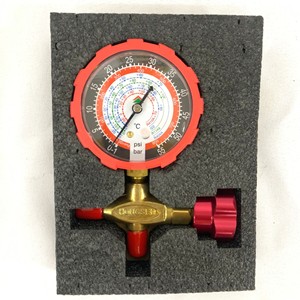Manomètre analogique Hongsen HS-466 NAL à 1 voie pour la charge de réfrigérant de climatiseur R410A R22 R134a R404A - Product Image 4