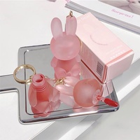OEM ODM Gege Bear Rouge à Lèvres Velours Design Lapin Mignon Hydratant Longue Durée Anti-Transfert 2 en 1 avec Porte-clés Brillant à Lèvres Adorable