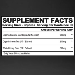 Oem tăng cường năng lượng đốt cháy chất béo Garcinia Cambogia chiết xuất viên nang cơ thể mỏng thèm ăn ức chế giảm cân giảm béo viên nang - Product Image 2