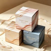 Boîte à dragées de mariage personnalisée de luxe avec dorure à chaud, livraison express en 72h, emballage cadeau en carton anti-écrasement, vente en gros