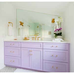 โต๊ะเครื่องแป้งในห้องน้ำทำจากไม้ติดผนังและพื้นเครื่องปั่นสไตล์โมเดิร์นออกแบบได้ตามต้องการจากจีน - Product Image 5