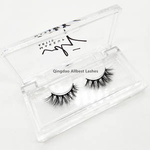 Le ciglia più vendute per le <span class=keywords><strong>donne</strong></span> ciglia naturali da indossare quotidianamente ciglia 100% di visone all'ingrosso ciglia finte con custodia - Product Image 3