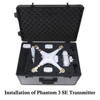 Étui de transport en aluminium de qualité supérieure pour DJI Phantom 3 Standard/SE/Professional/4K/Phantom 4/Phantom 4 Pro ArCamera, boîte de rangement