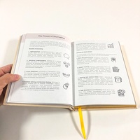 Conception personnalisée, journal quotidien et hebdomadaire, fabrication OEM, impression personnalisée de carnets A5 et B5, journal relié, couverture rigide, impression à la demande, planificateur