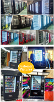 Distributeur automatique extérieur Zhongda, grande capacité, étanche, pour snacks et boissons, pour magasin pratique