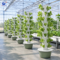 Tour de culture hydroponique verticale d'intérieur, système de culture aéroponique pour jardin domestique et agriculture commerciale en intérieur