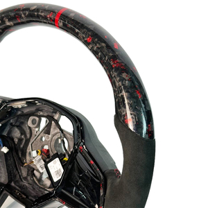 Fibra de Carbono Forjada Roja de Estilo Deportivo, la Más Vendida, para Volkswagen ID7 ID3 VW MK8 Golf8 Touareg Golf GTI R con Levas de Cambio - Product Image 5