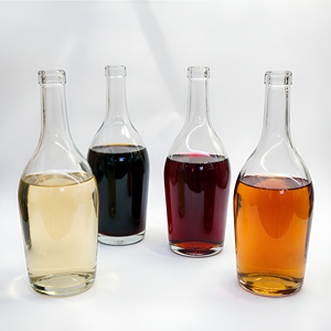 Bouteille personnalisée <span class=keywords><strong>de</strong></span> 500 ml et 700 ml à col long, design ventru, base épaisse, pour brandy, spiritueux, vodka, liqueur, avec bouchon - Product Image 5