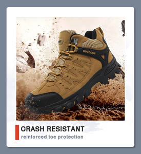 Scarpe da trekking da uomo ad alte prestazioni con suola in gomma resistente e intersuola ammortizzante per l'avventura all'aria aperta escursioni nella natura - Product Image 3