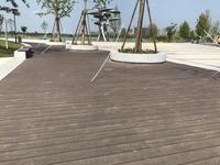 Planche de terrasse en WPC imperméable et antidérapante, terrasse composite d'extérieur, anti-UV, jardin, patio, revêtement de sol extérieur en WPC, bois d'extérieur