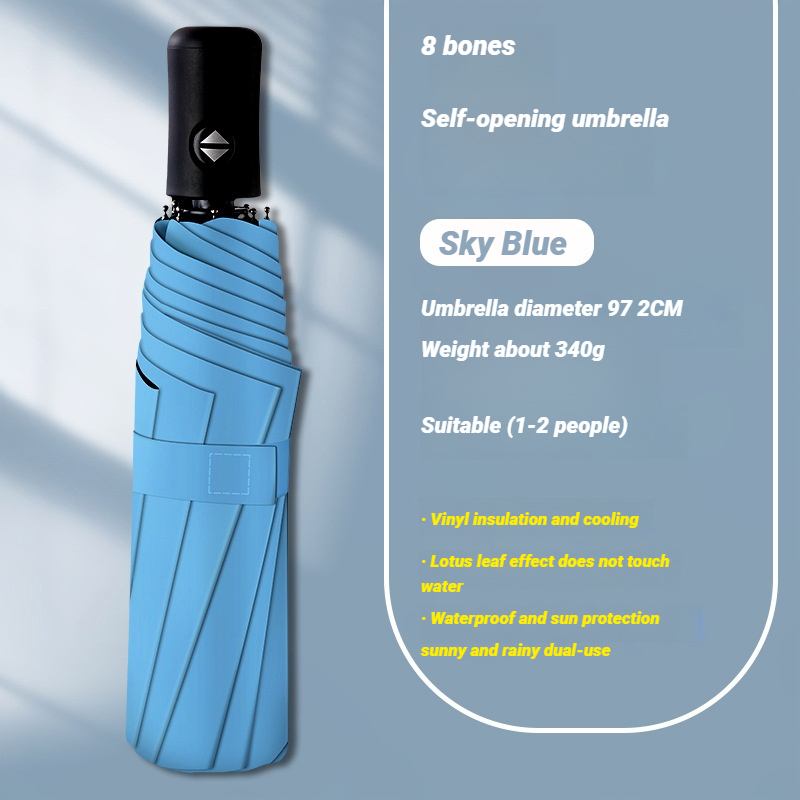 Paraguas Automático 8K (Azul)