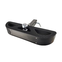 Bras de remorque universel robuste 4x4 avec boule d'attelage, marchepied d'attelage arrière avec base de montage pour remorques, SUV, accessoires extérieurs de camping-car