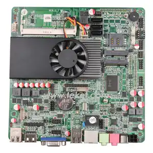 Intel Celeron 1037/I3 3217U Mini-ITX Motherboard C1037US/I33217FS Al-In-One SLIM 12VDC with 2*MINI-PCIe, support SSD/WIFI/3G