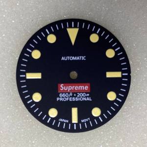 Reloj de segunda mano: Esfera sin bisel de 28,5 mm, piezas de reloj con superficie NH36 modificada con luminiscencia azul-verde C3, nuevos accesorios NH35 - Product Image 2