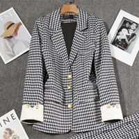 Blazer jaune uni pour femme, col cranté, boutons, poches, grande taille, printemps 2026, veste de costume décontractée et élégante, 100 % polyester
