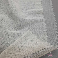 Tissu de voile de mariée en tulle tricoté 100% soie pure, tissu en tulle jersey de soie 30g