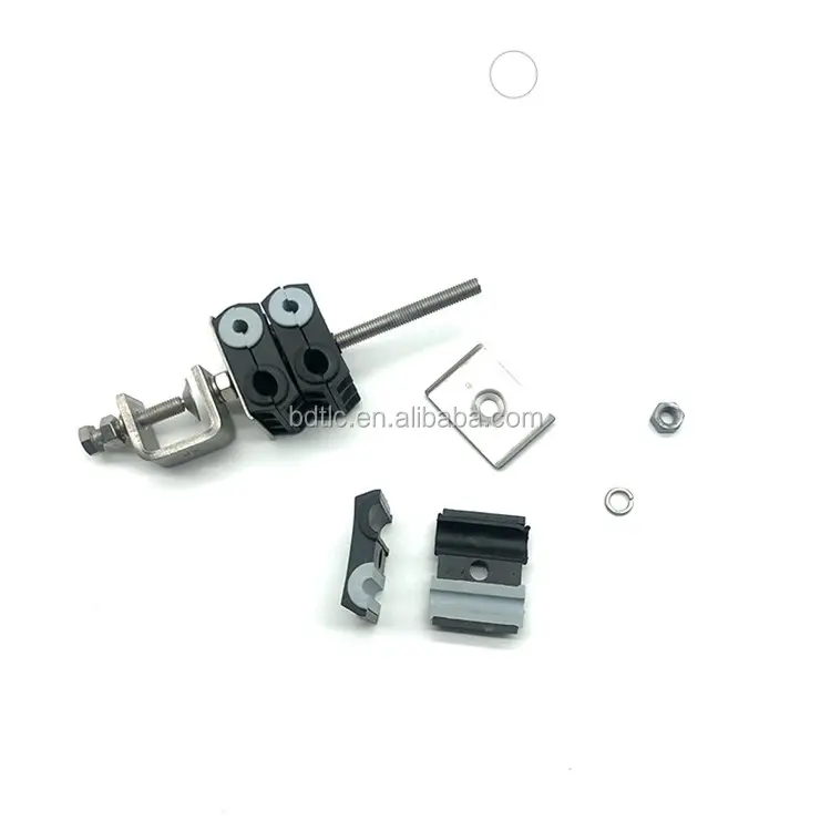 Brand New Combined Coaxial Clamp With Rubber Offers Cable Clamp For Base Station RF Cable