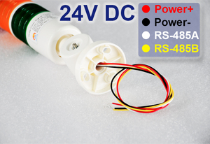 Luz de Señalización Industrial RS485 Modbus, Torre de Señalización LED de 3 Colores con Zumbador - Product Image 4