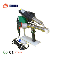Extrudeuse à main en plastique, pistolet de soudage par Extrusion à Air chaud, pour le soudage de feuilles en HDPE, 1600W, 10 pièces