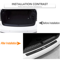 Autocollants de protection de seuil de porte de voiture en fibre de carbone à usage unique pour Changan UNI-K CS35 CX70 CS85 CS55 CS75 CS15 F70 Alsvin UNI-T