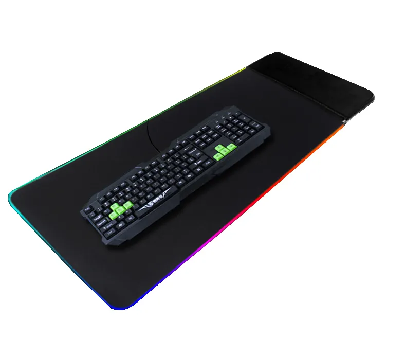 Carregador rápido 3 em 1 para crianças, carregador portátil de 15w sem fio rgb iluminação gaming mouse pad com carregador sem fio