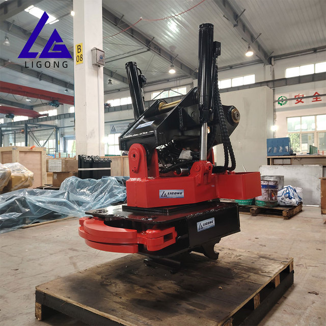 S40 Hydraulic Quick Hitch Tilt Coupler Gripper Q355B+NM500 Material 45 Tilt 360 Rotate for 1-24 Ton Compact Excavators