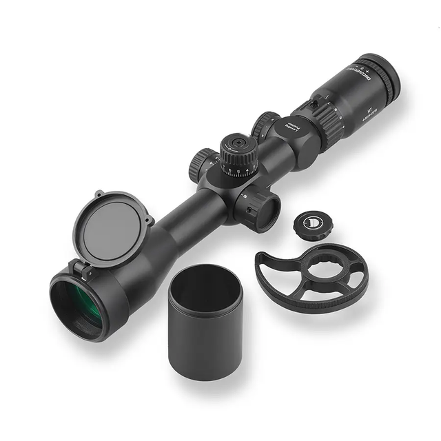Discovery Scope HT 4-16X44SFIR FFP Red and Green Illuminated Optical Scope Waterproof Shockproof with 30mm Free Mounts