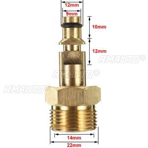 Adaptateur de tuyau pour nettoyeur haute pression M22, connecteur rapide pour tuyau haute pression, raccord de conversion pour nettoyeur haute pression Karcher série K - Product Image 6