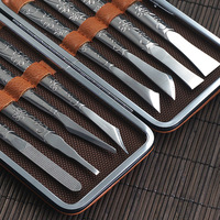 Juego Profesional de Herramientas de Pedicura de Acero Inoxidable, Cortaúñas para Uñas Encarnadas, Cortacutículas, Removedor de Piel Muerta, Lima de Uñas, Caja de Manicura