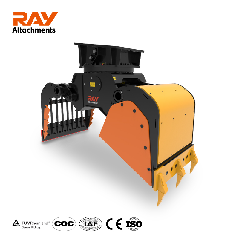 CW/MS Versatile Hydraulic Sorting Grapple for Scrap Metal Demolition Sorting Excavators Attachments