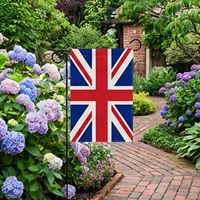Drapeau britannique de haute qualité pour l'extérieur, 30x45cm, en polyester, durable, épais, imperméable, adapté au jardin